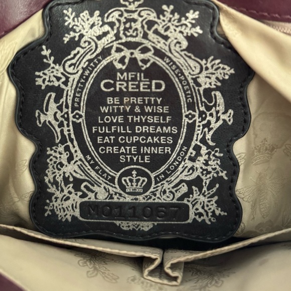 My Flat In London Leopard Faux Fur & Patent Bow Bag MFIL Creed – Rare Sz Medium - Picture 6 of 15